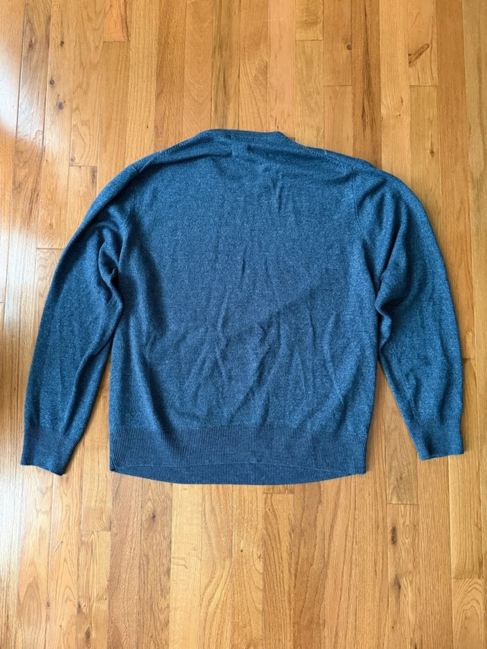 Dockers Blue Argyle Crewneck Sweater with Light Accent Lines